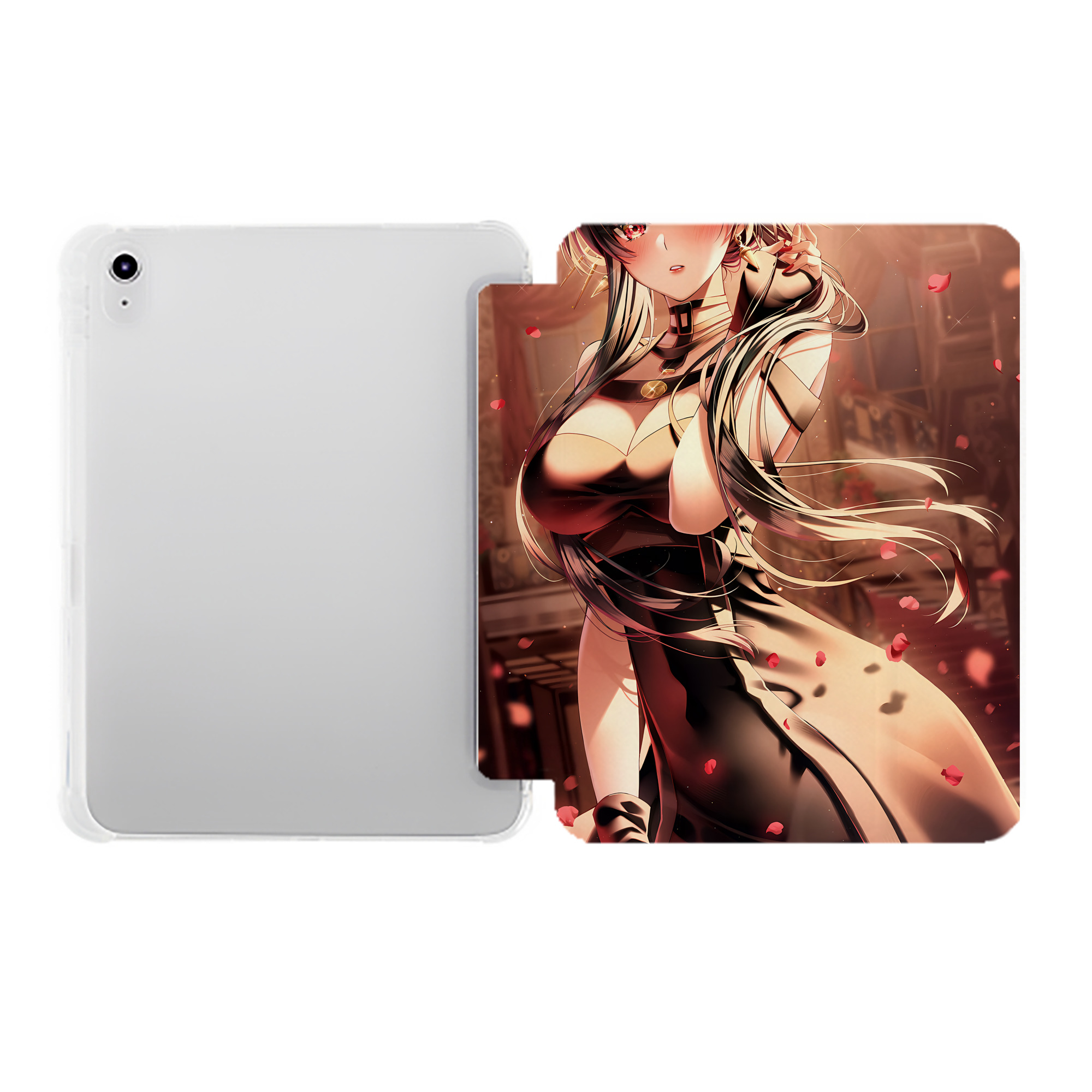（画像用） SPY×FAMILY间谍家家酒 IPad ケース ペン収納付き 三つ折りスタンド PUレザー×シリコン 対応機種9.5/10.5/10.9インチ